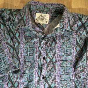 VTG Body Objects Abstract Pattern Hawaiian Shirt